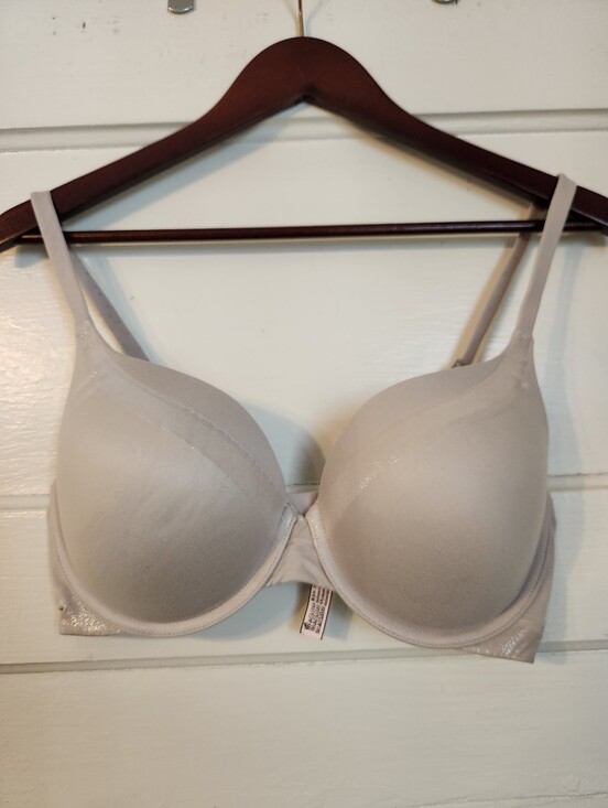 Victoria's Secret Other - Victoria's Secret Bra Body By Victoria Perfect Shape Push-Up Gray Silver 36D